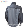 Chaqueta reflectante reversible de seguridad vial para carretera con mangas extraíbles con cremallera Convierte la chaqueta Class 3 en chaleco clase 2